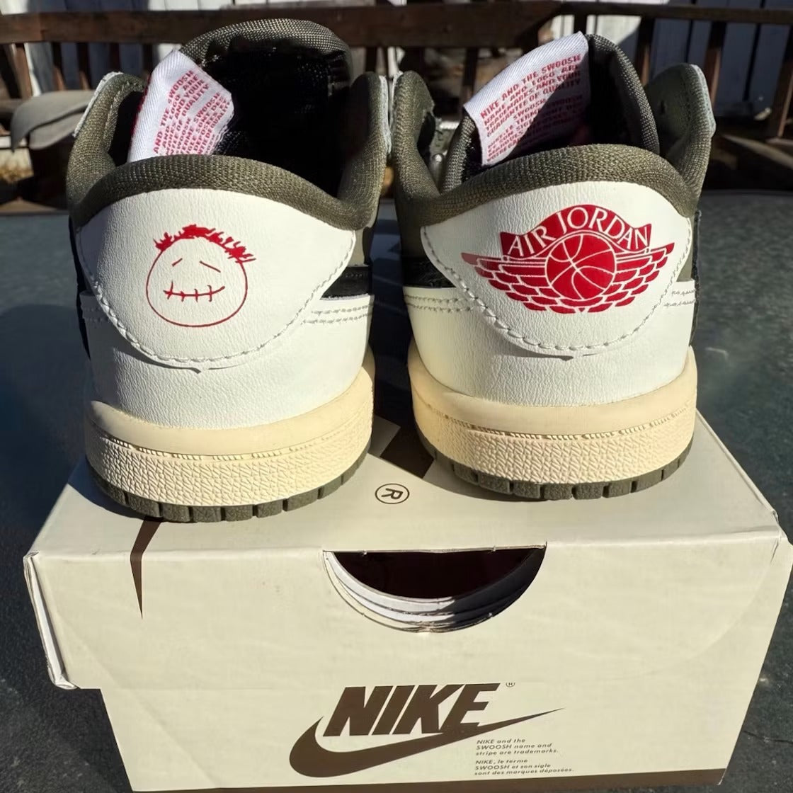Air Jordan 1 Retro Low OG SP Travis Scott Medium Olive (TD) - US 9C - New - Other - detail 4