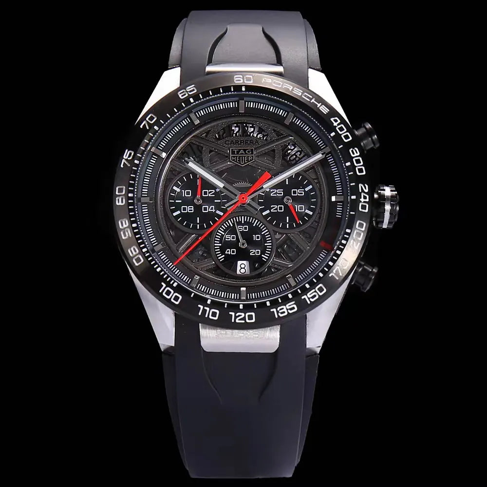 Carrera Porsche Black Rubber - Hình 2