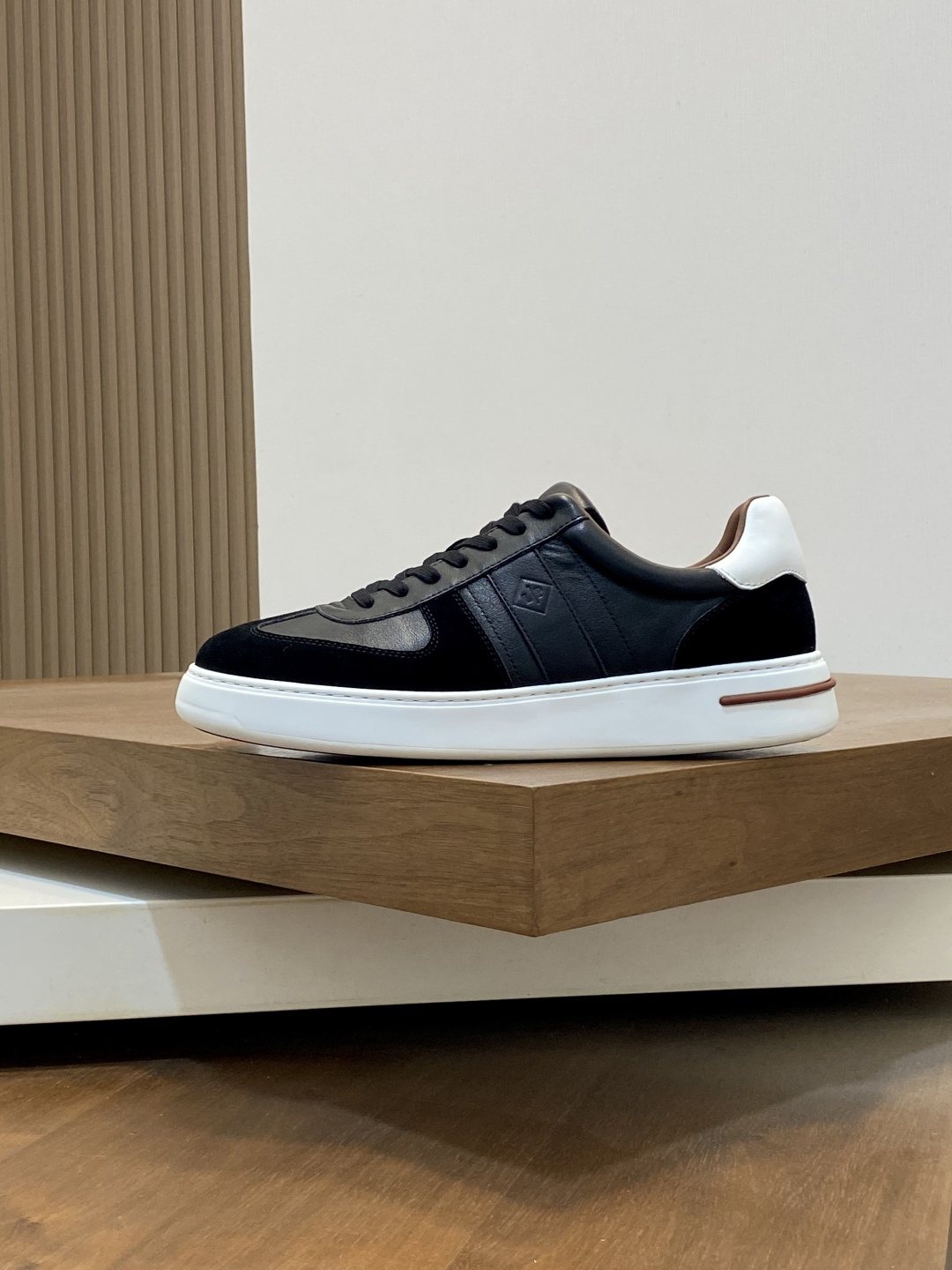 Loro Piana Paneled Low-Top Sneakers — front
