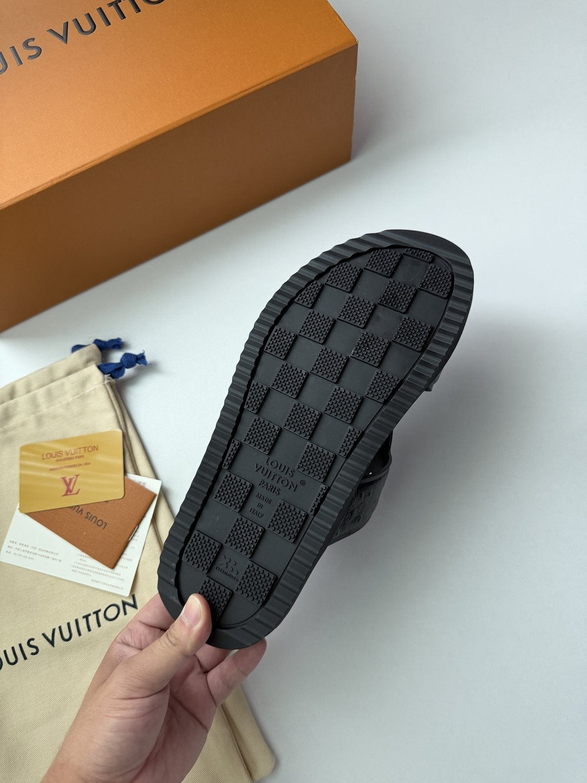 Louis Vuitton Portofino Slide Sandals — back