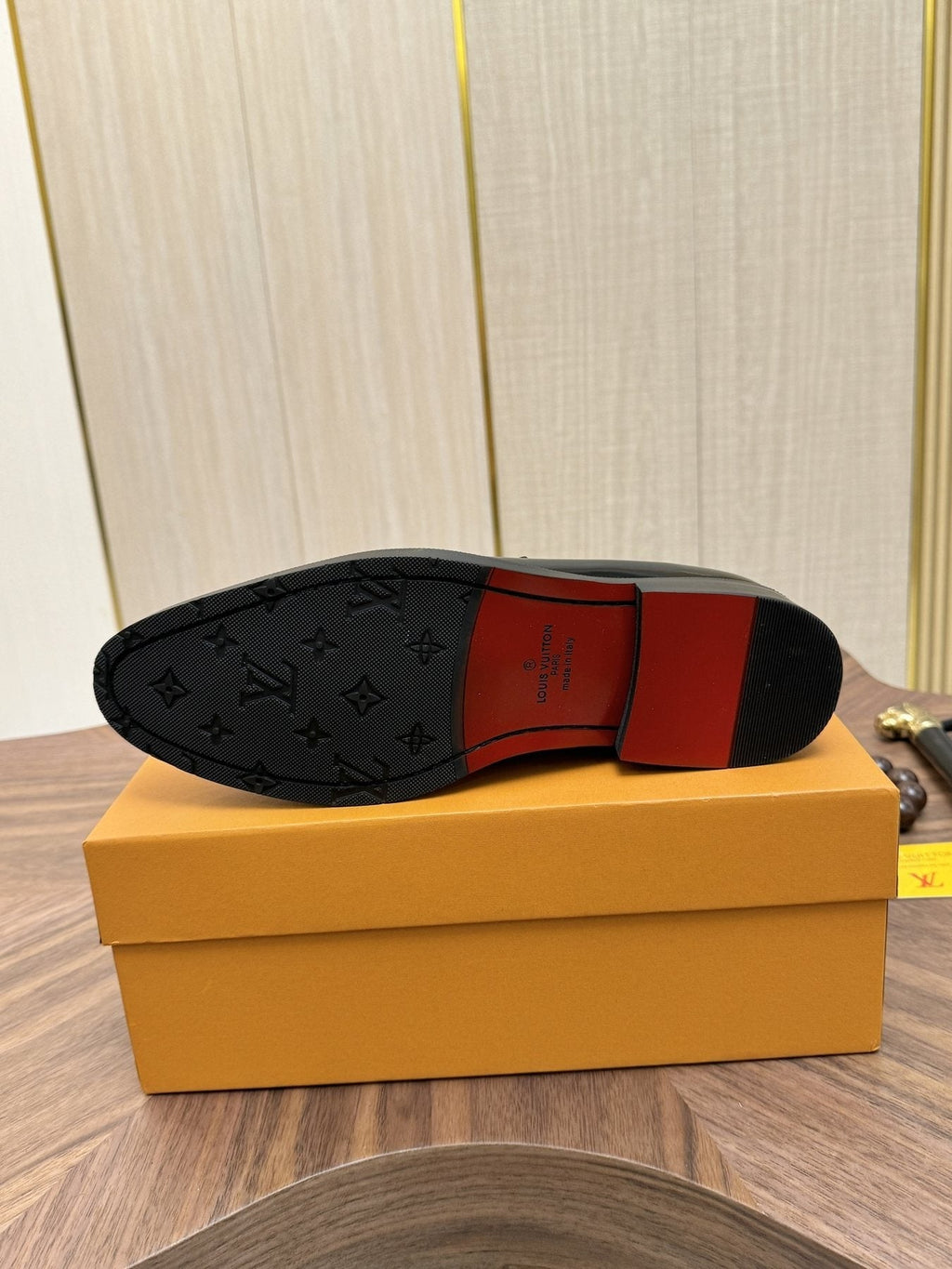 Louis Vuitton Monogram Buckle Loafers — back