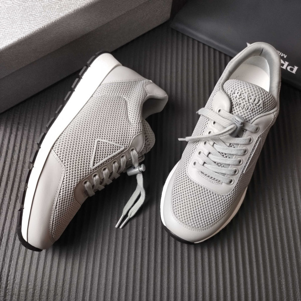 Prada Mesh Low-Top Sneakers — side