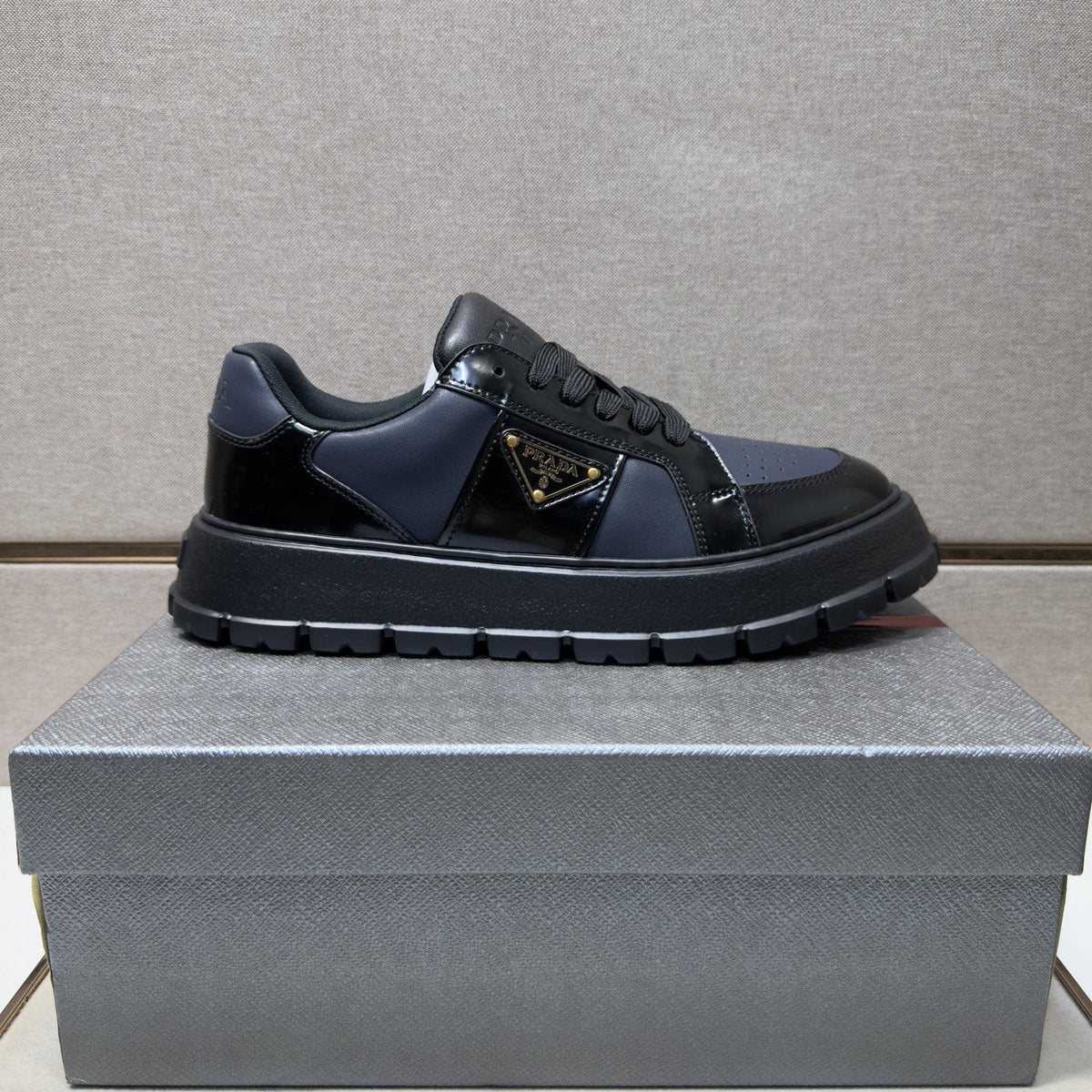 Prada Paneled Low-Top Sneakers — hero