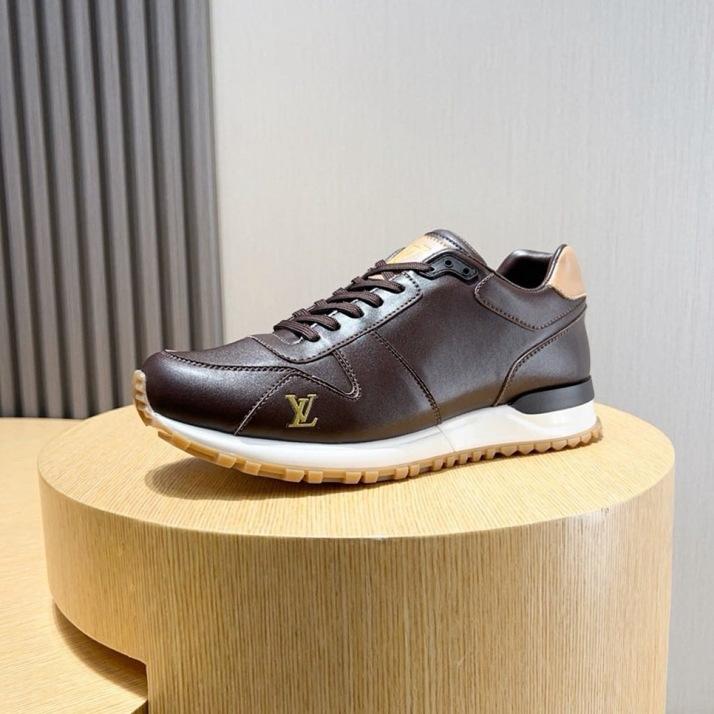 Louis Vuitton Two-Tone Low-Top Sneakers — side