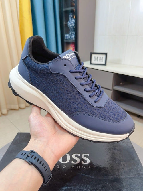 BOSS Low-Top Lace-Up Sneakers — front