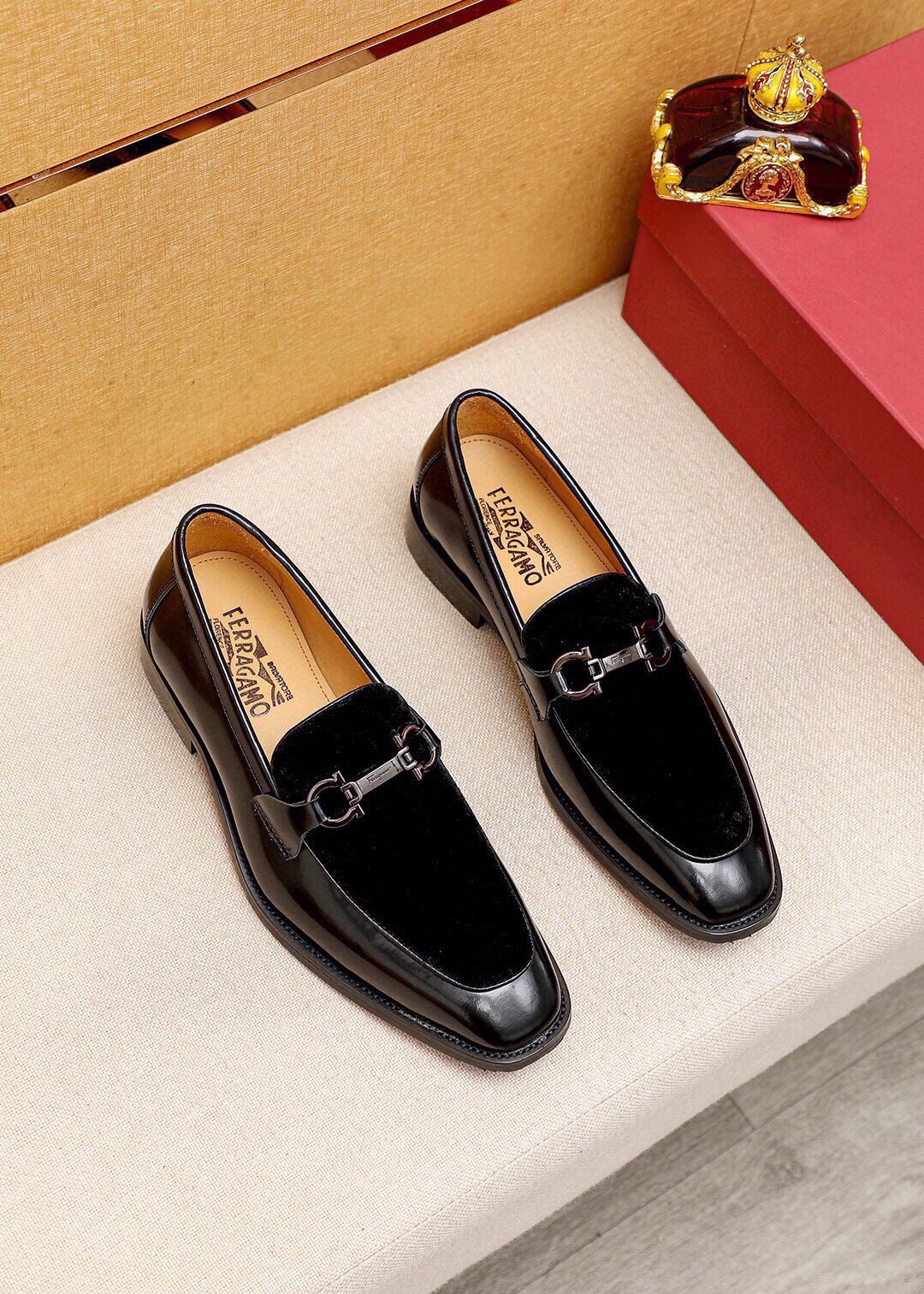 Ferragamo Silver-Hardware Bit Loafers — hero