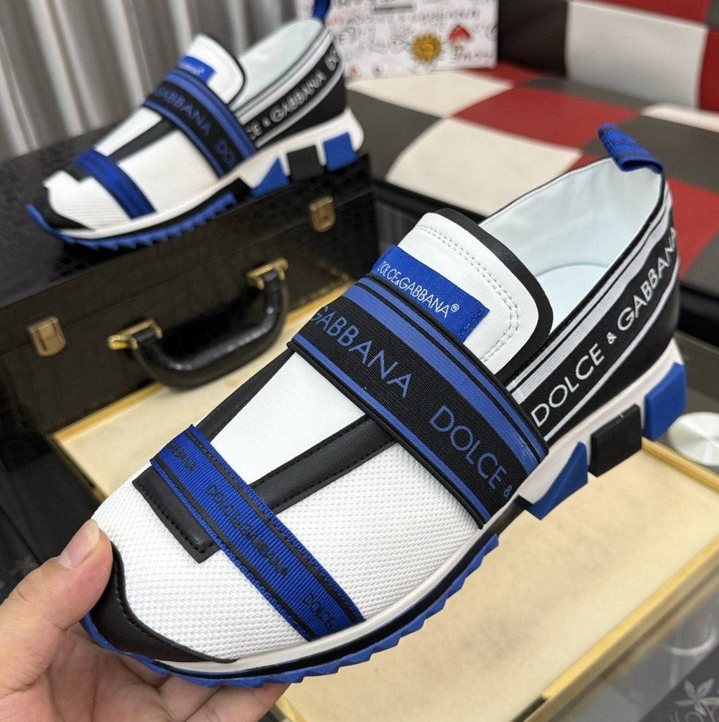 Dolce & Gabbana Blue Strap Sneakers — front