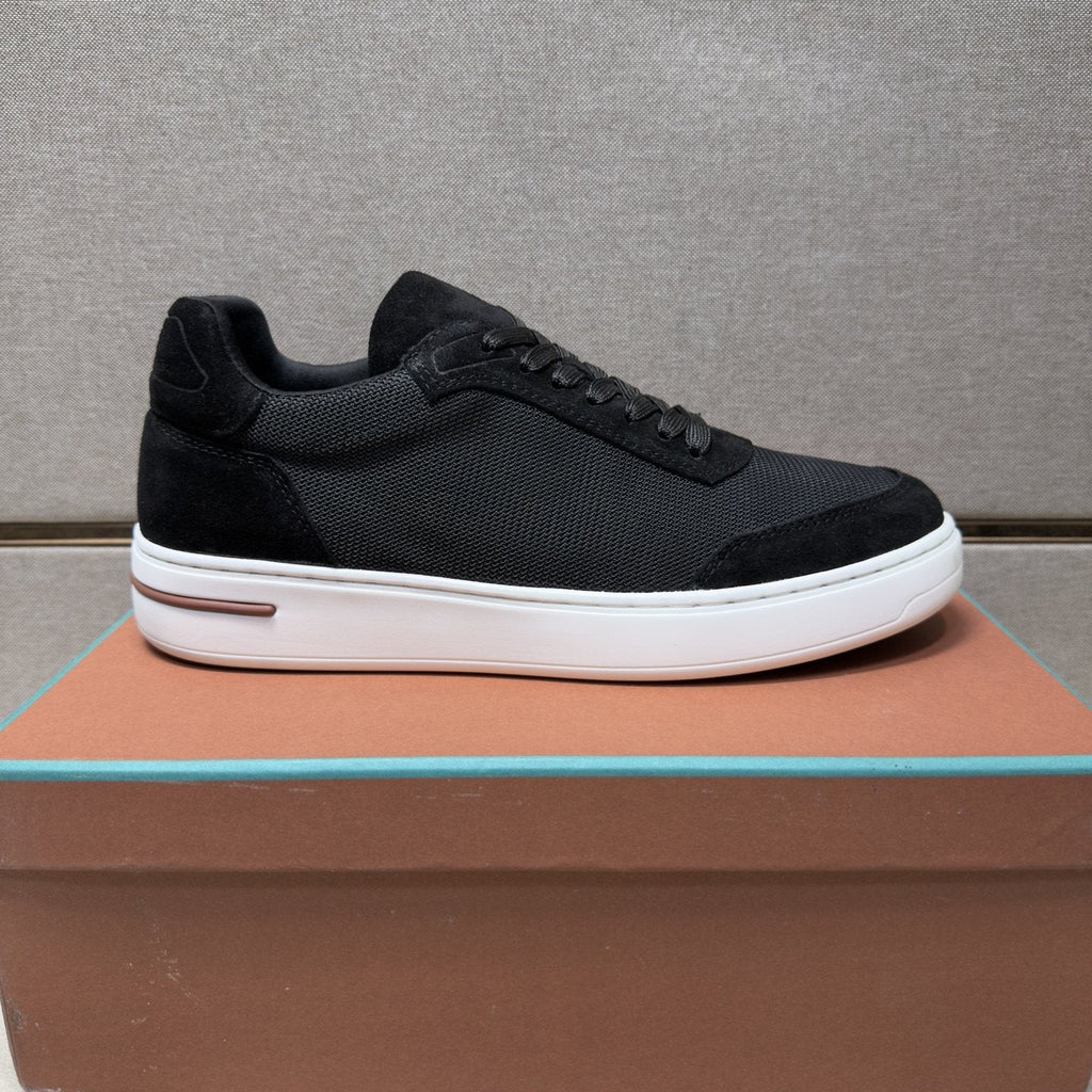 Men's Textured Panel Sneakers — front
